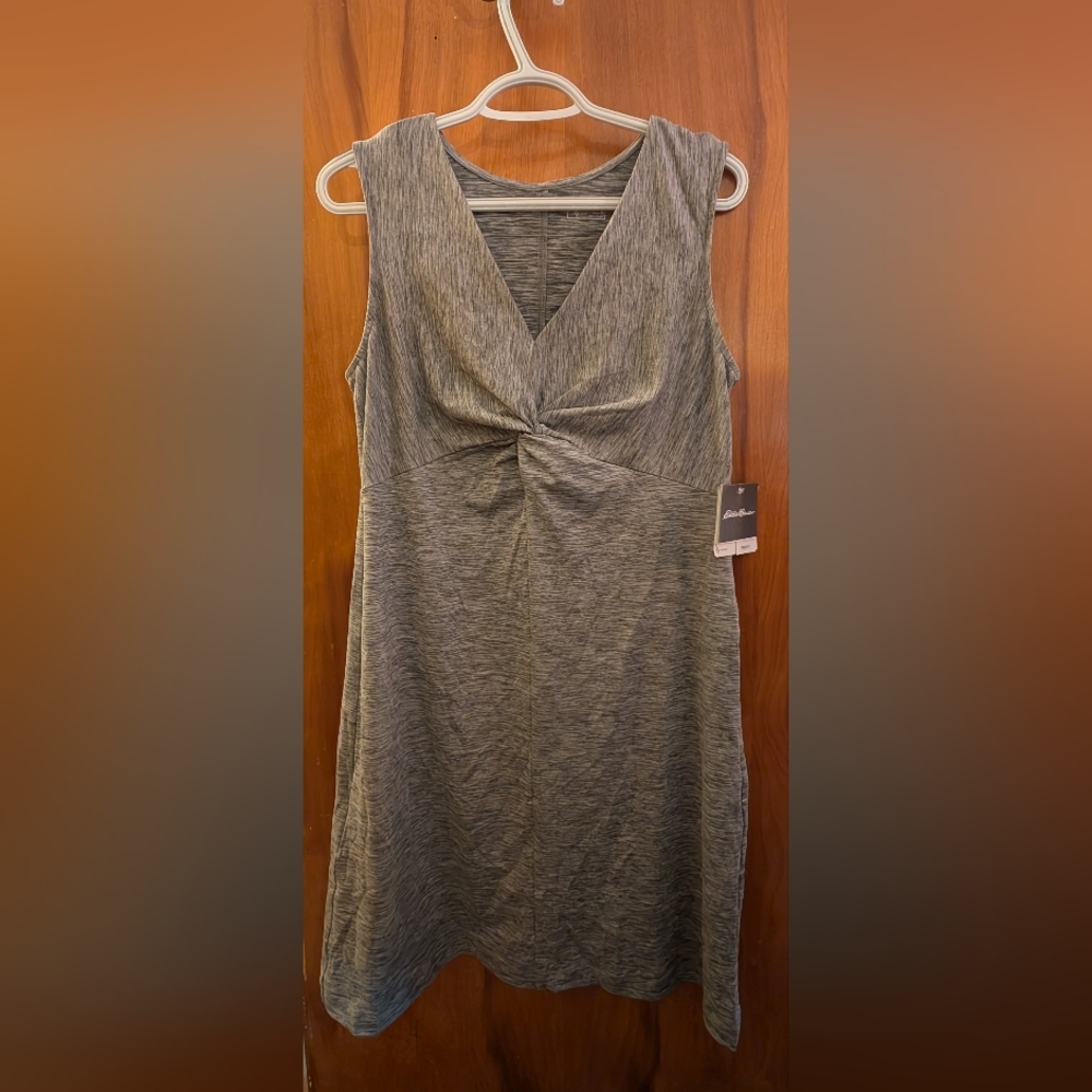 Gray Sleeveless Dress Eddie Bauer